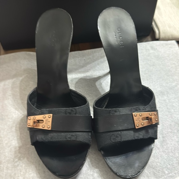 Gucci Shoes - GUCCI Shoes
black monogram mules